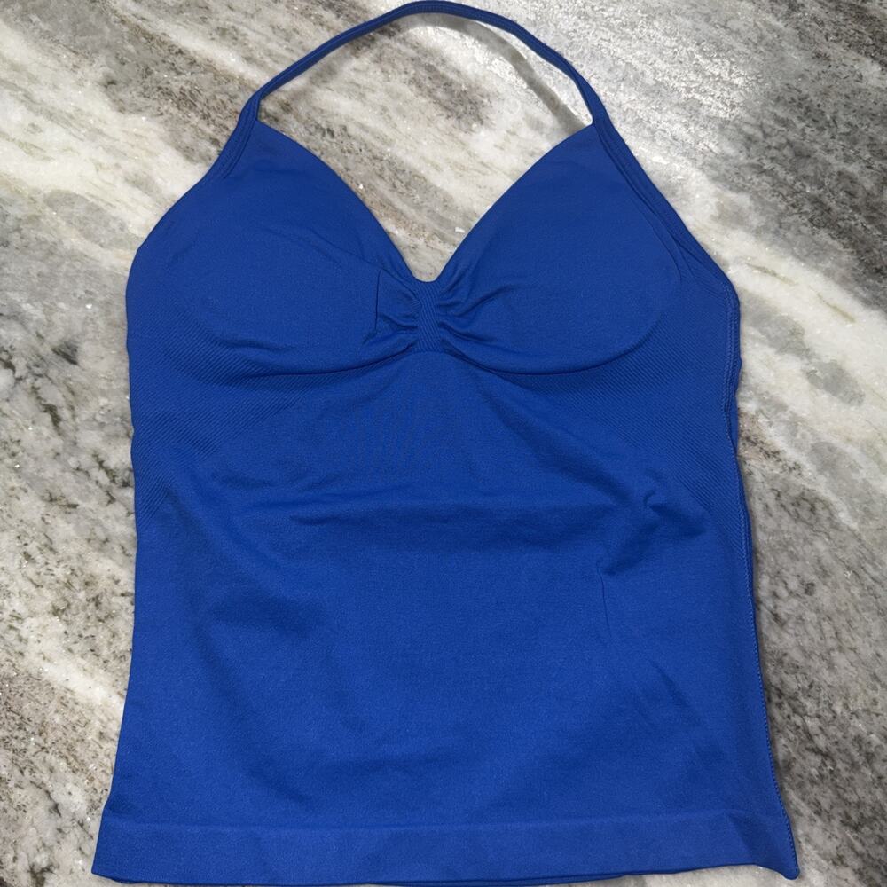 NWOT DFYNE Blue Impact Longline Strappy Tank Top SIZE XSmall (AR20)